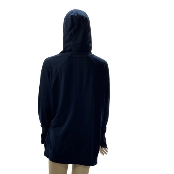 90 DEGREE by REFLEX Midnight Blue Hoodie Women's Size 1X - Picture 2 of 10